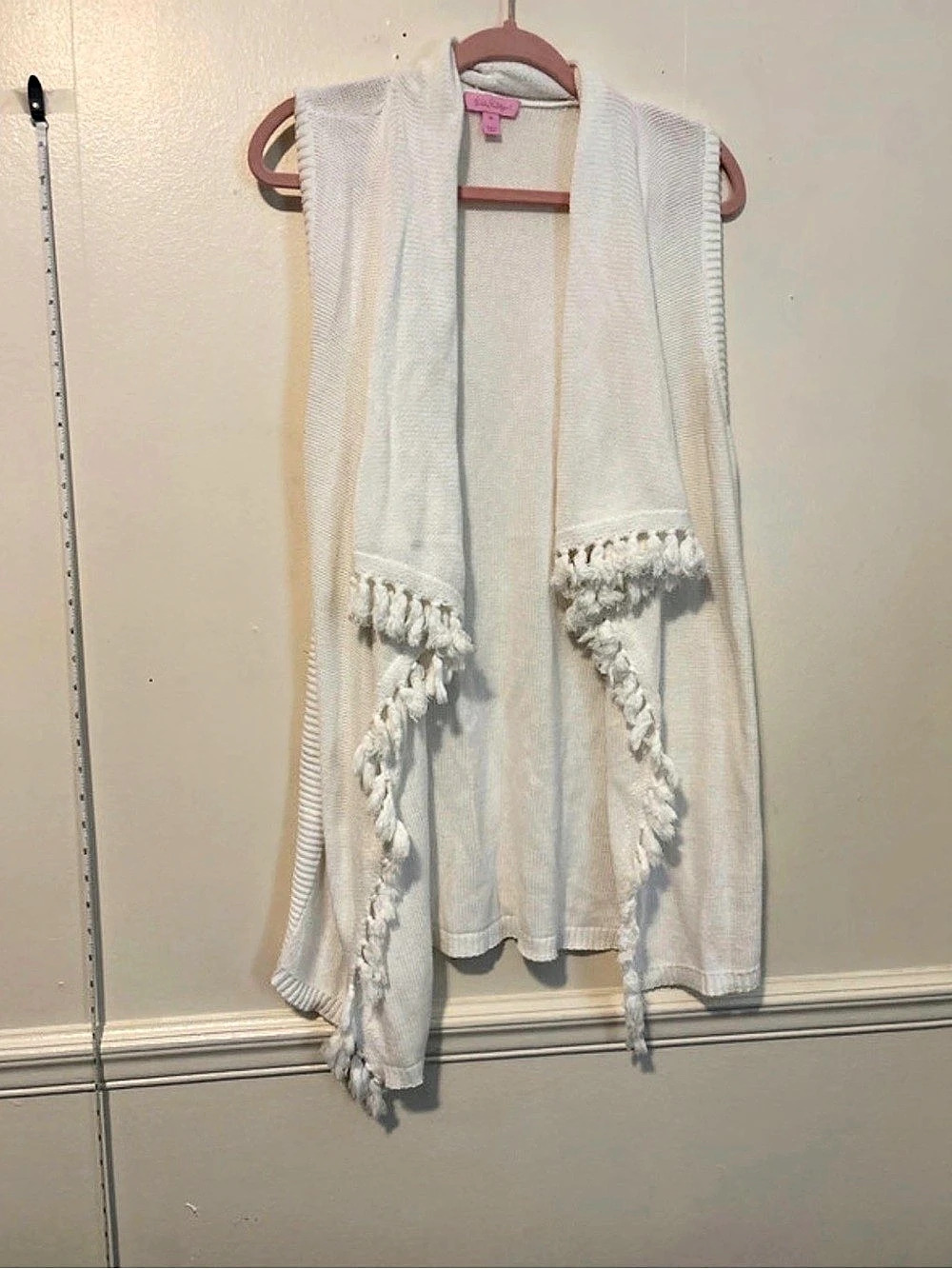 Lilly Pulitzer Abbott Sweater Vest White Medium
